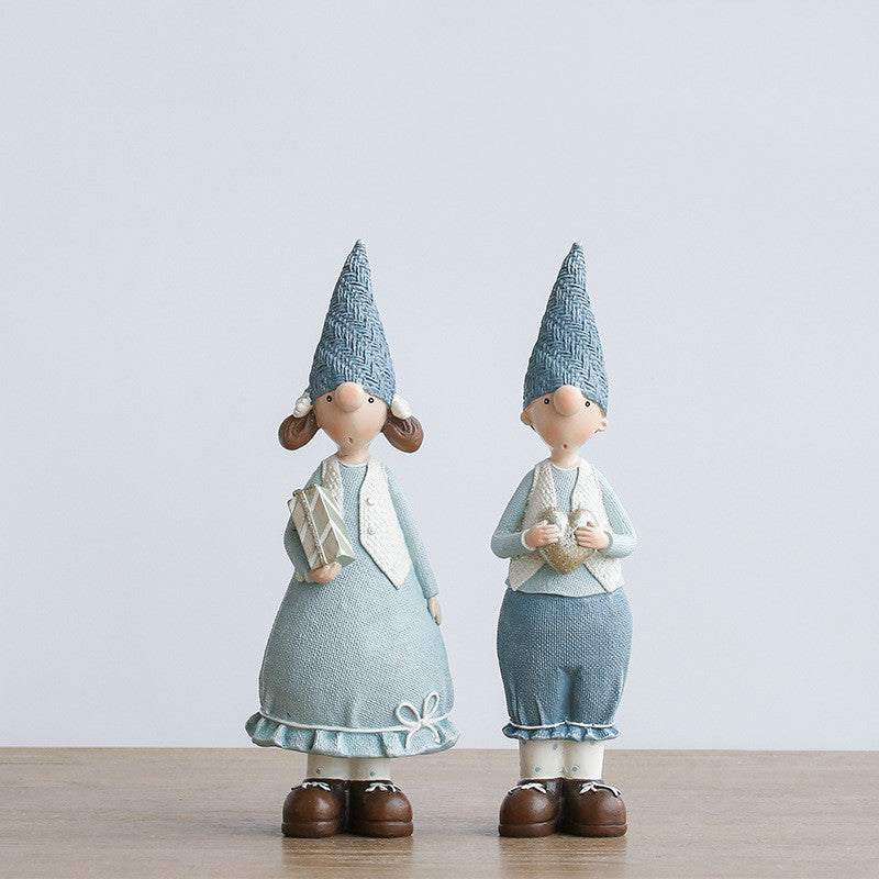 Cute dwarf couple for decoration