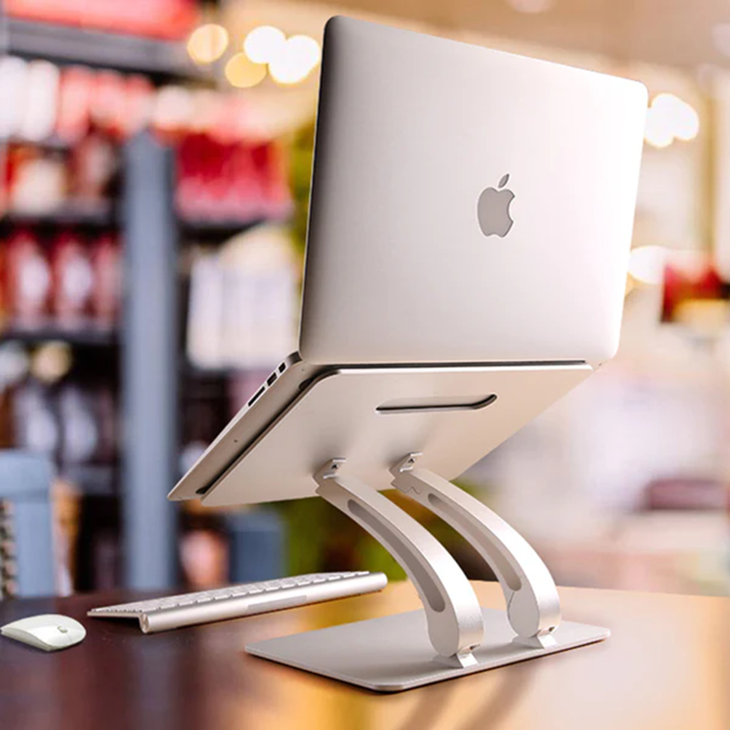 Adjustable laptop stand, aluminum