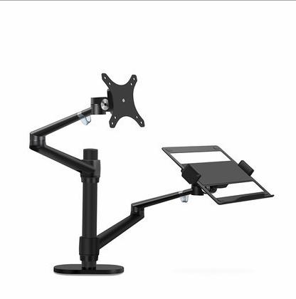 Multifunctional and ergonomic monitor & notebook bracket