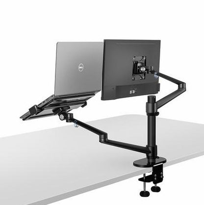 Multifunctional and ergonomic monitor & notebook bracket