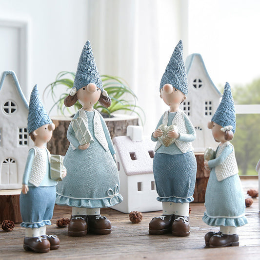 Cute dwarf couple for decoration