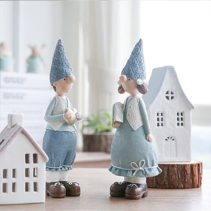 Cute dwarf couple for decoration