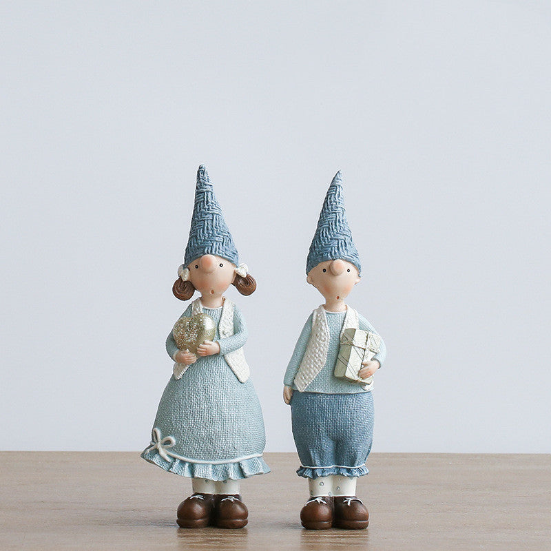 Cute dwarf couple for decoration