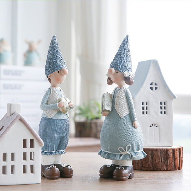 Cute dwarf couple for decoration