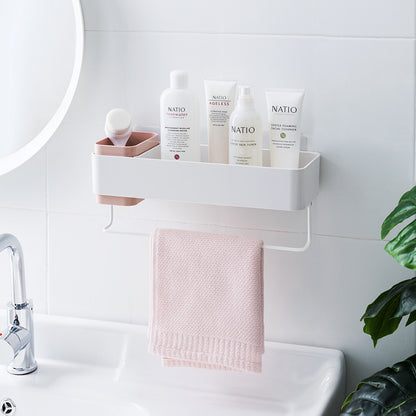 Multipurpose shelf for the bathroom