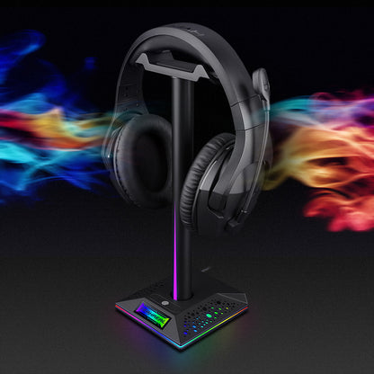 RGB headphone stand